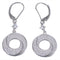 Cubic Zirconia Authentic Sterling Silver Hook Dangle Earrings DS55251